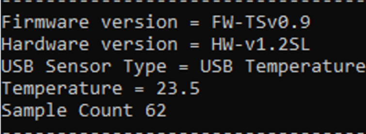 USB Temp C# example