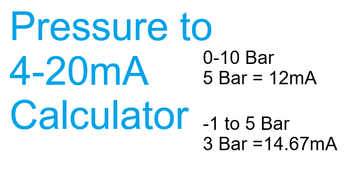 Pressure to 4-20mA Calculator
